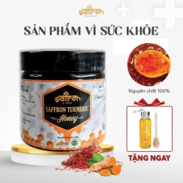 Mật ong Saffron tinh bột nghệ